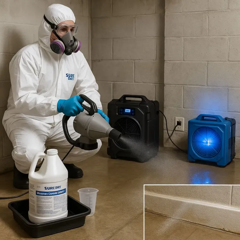 Sanitization and Odor Removal process in Northfield, MN